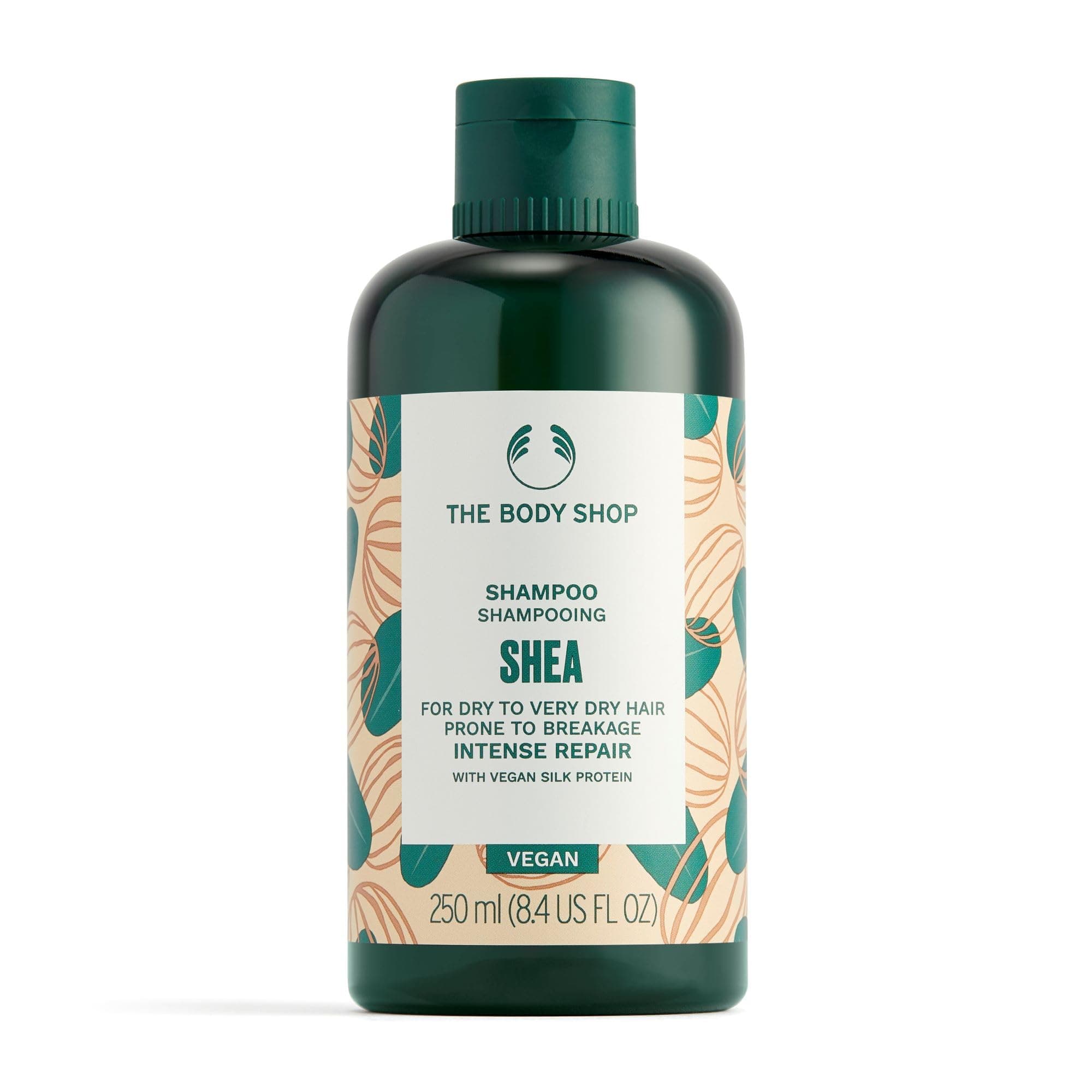 The Body Shop Shea Intense Repair Shampoo - Intense Repair For Dry Hair - With Vegan Silk Protein - Vegan - 8.4 Fl Oz