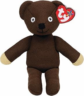 TY Toys Mr. Bean Teddy Bear Medium - Beanie Baby Soft Plush Toy - Collectible Cuddly Stuffed Teddy