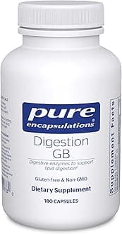 Digestion GB - Digestive Enzyme Supplement - for Gallbladder Support & Gut Health* - with Bile Salts & Digestive Enzymes Blend - Gluten Free & Non-GMO - 180 Capsules