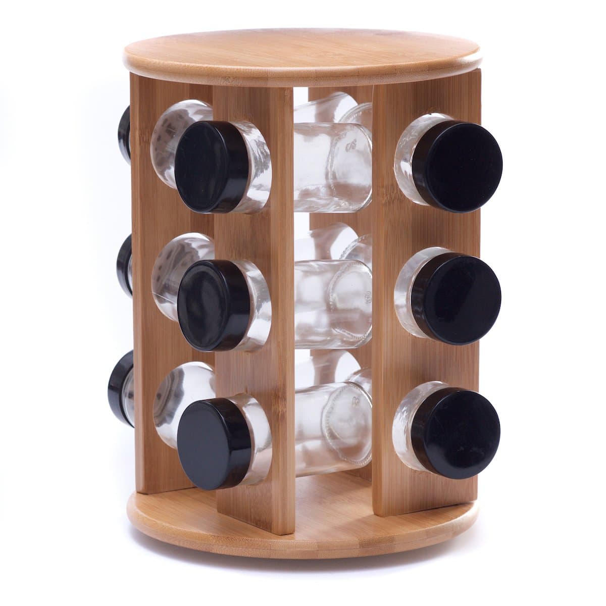 Quality 12 Glass Bottle Spice Rack