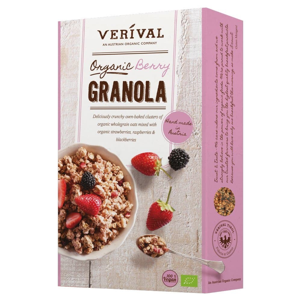 Verival Organic Berry Granola, 375 g
