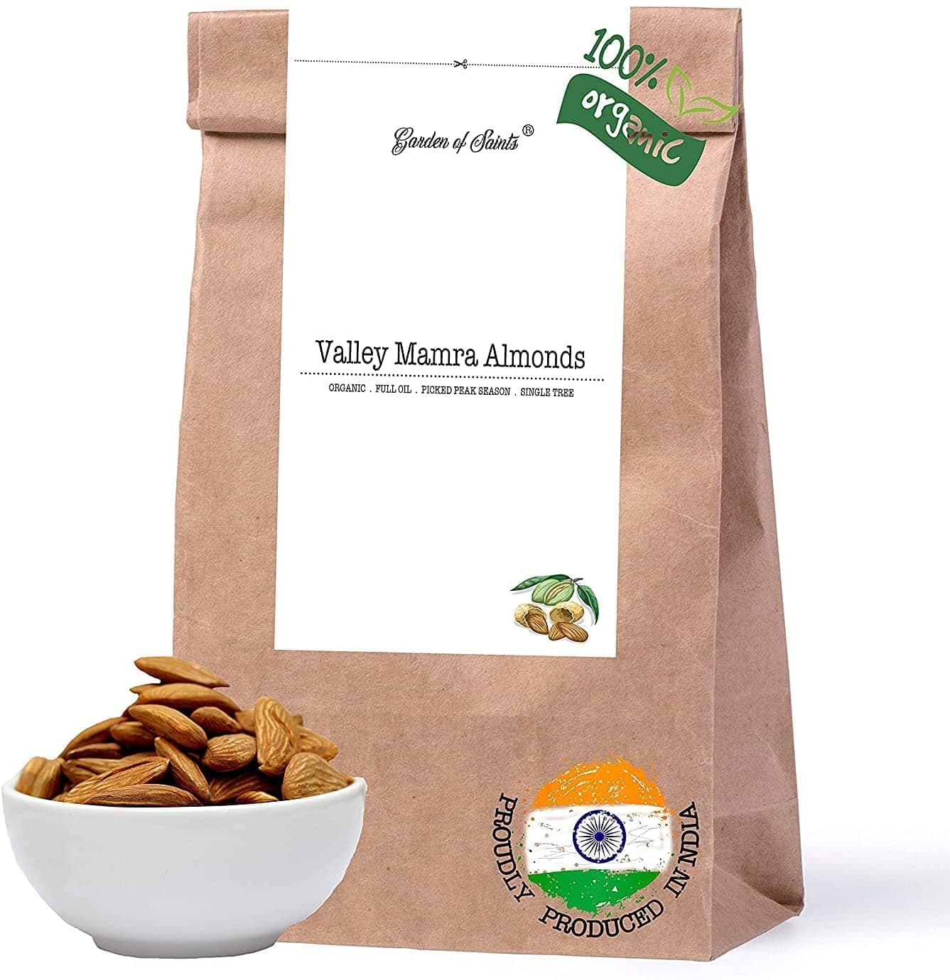 QURA Kashmiri Mamra Almonds 1000 GMS