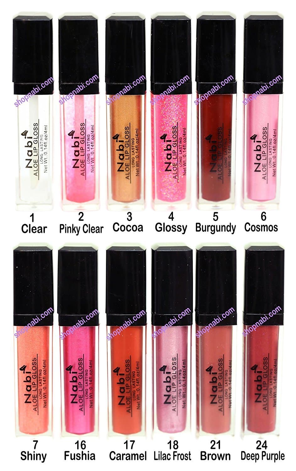 30pcs Lip Glosses Nabi Lip Gloss