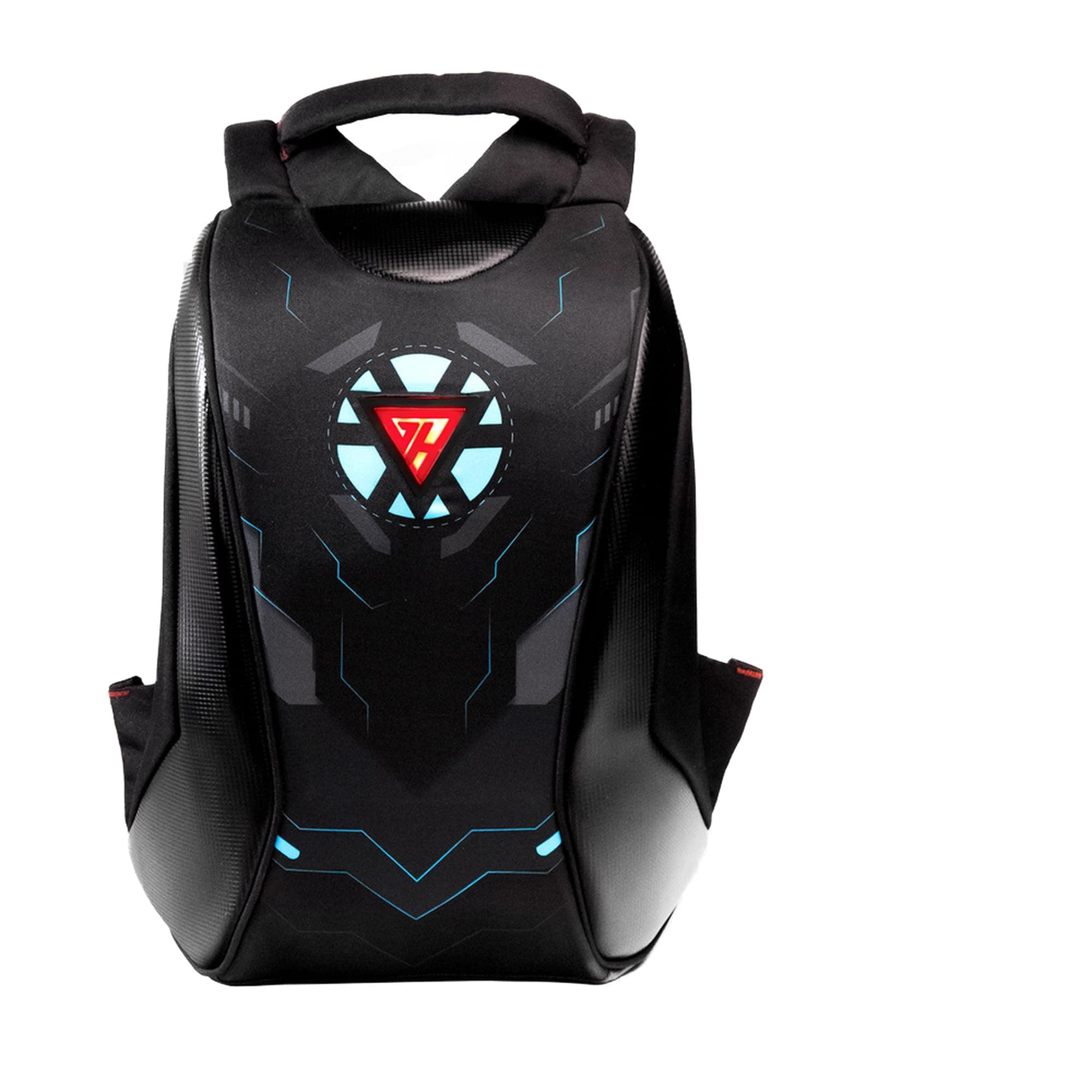 GRAND PITSTOP GRPack Night Wing Anti Theft Backpack With safety flashers for 15.6 inch Laptop Compartment, Light Weight, Quick Access Pockets, Water Resistant Multifunctional Backpack 25 L