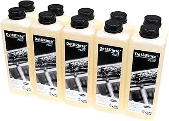 DB1015A0 Det & Rinse Plus Extra Strong Detergent for Automatic Washing, 1 Litre, (Pack of 10)