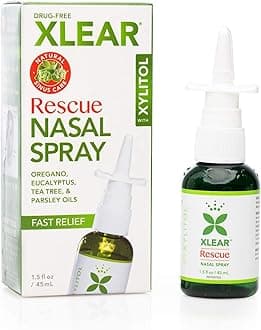 Rescue Nasal Spray with Xylitol, Oregano and Tea Tree (Pack of 2)