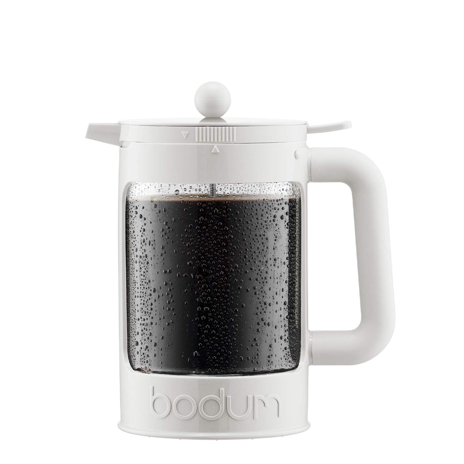 Bean Cold Brew Coffee Maker Set, 1.5 L/51 oz, White