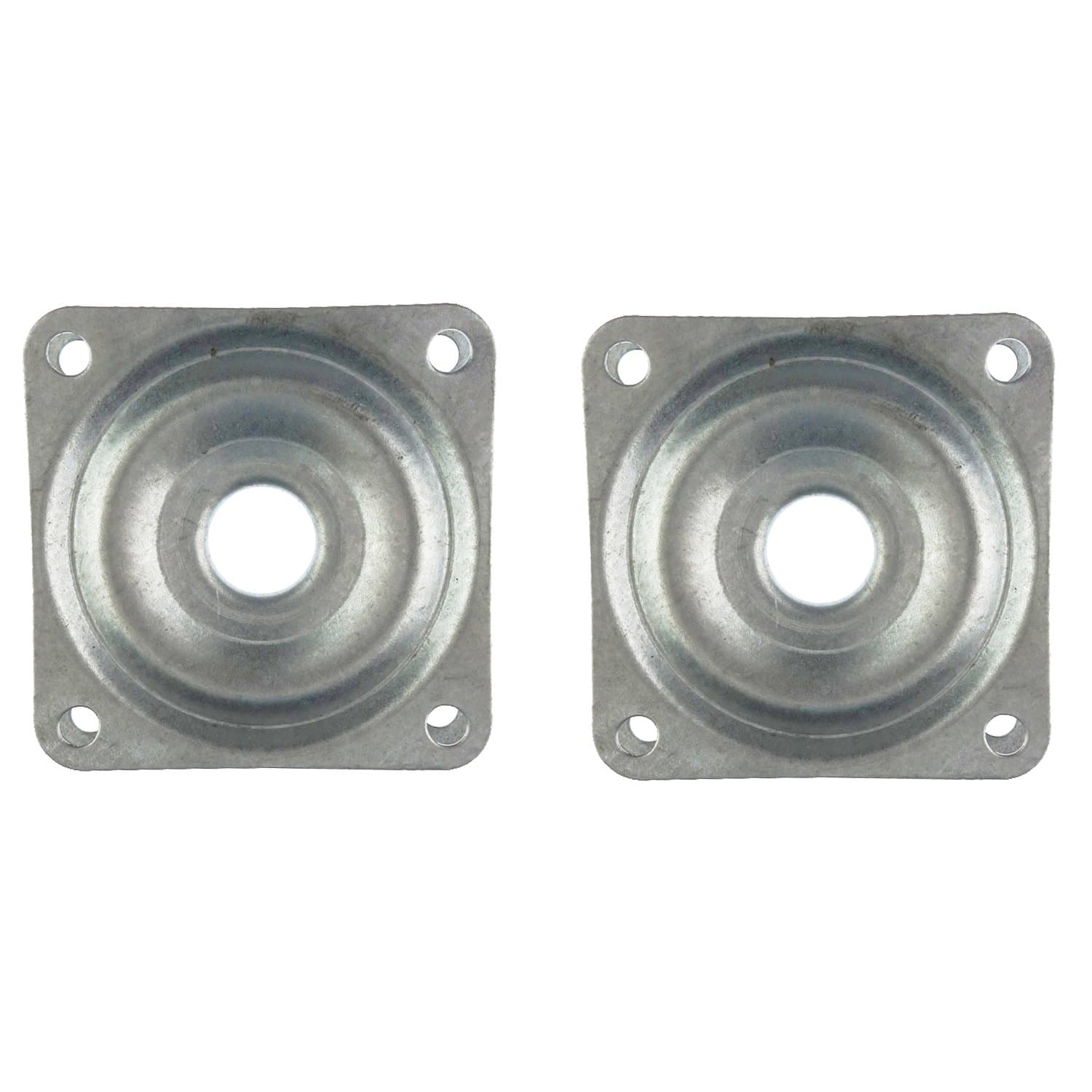 2 Pack Square Lazy Susan Turntable Bearing, 5/16 Thick & 44 LB Capacity (2 Inches)