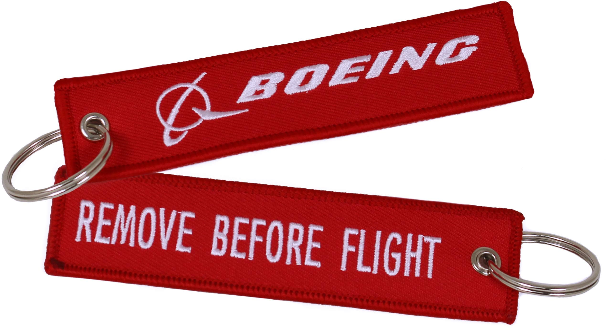 LimoxBoeing / Remove Before Flight Keyring Red 125 x 25 mm