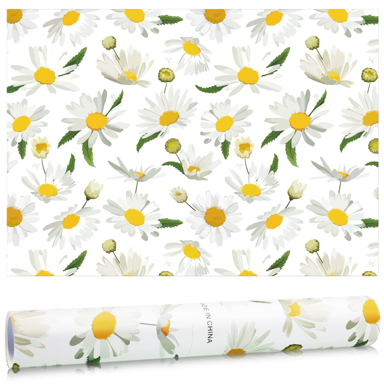 10 Sheets Drawer Liners for Dresser Scented Drawer Liners Drawer Paper Liner Non Adhesive Scented Liners for Drawers Fragrant Drawer Liners for Home Shelf Closet (Daisy, Lavender)