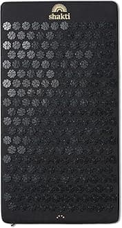 Premium Acupressure Mat, Level 2 Intensity in Shakti Black, Massage Muscles, Aid Sleep & Unlock Inner Tension | Similar to Acupuncture, No Needles Required