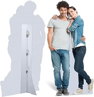 Custom Life-Size Cardboard Cutout, Personalized Stand-up Cutouts, Upload Your Photo, Up to 6 ft, 5 Sizes Optional for Birthday, Party and Events