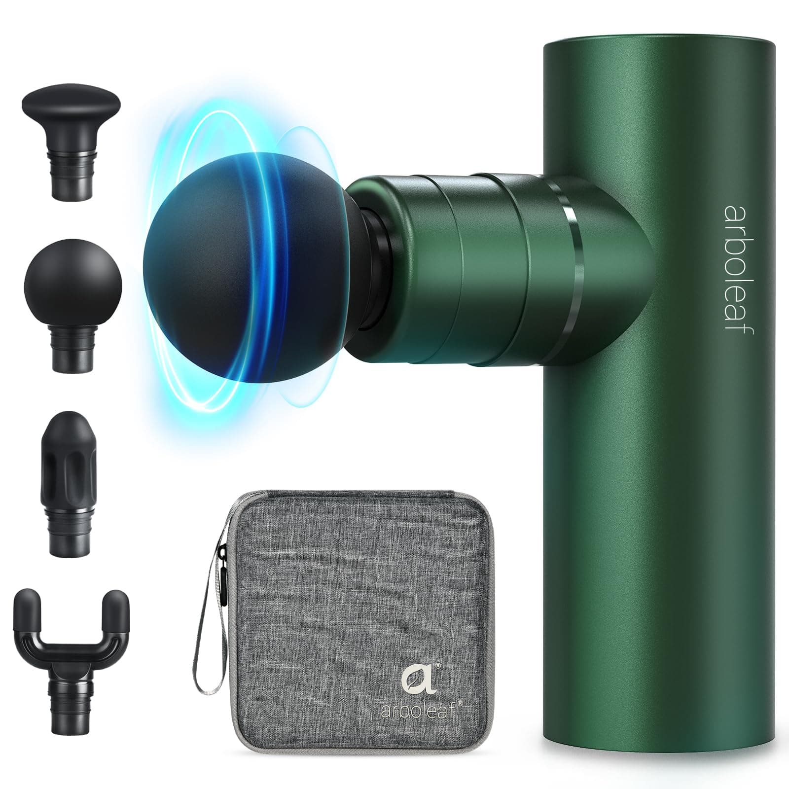 Mini Massage Gun, Percussion Deep Tissues Muscle Massager, Full-Metal Travel Massage Gun, Portable Handheld Massager, Compact Sports Massager for Office Gifts for Him, Home, Athletes