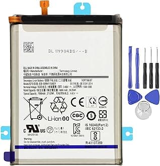 Battery Compatible with Samsung M51 M515 EB-BM415ABY 7000mAh High Capacity with Disassembly Kit Included