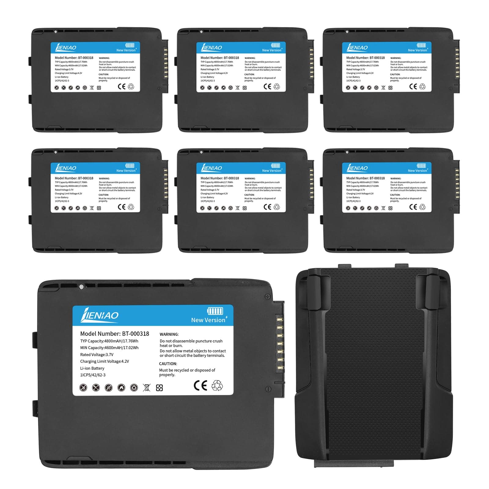 Barcode Scanner Battery TC77 BT-000318 (4800mAh) for Zebra TC77, TC70, TC75, TC72, TC70X, TC75X, TC700H, TC700K, TC77HL, TC75FK, TC720L (1)