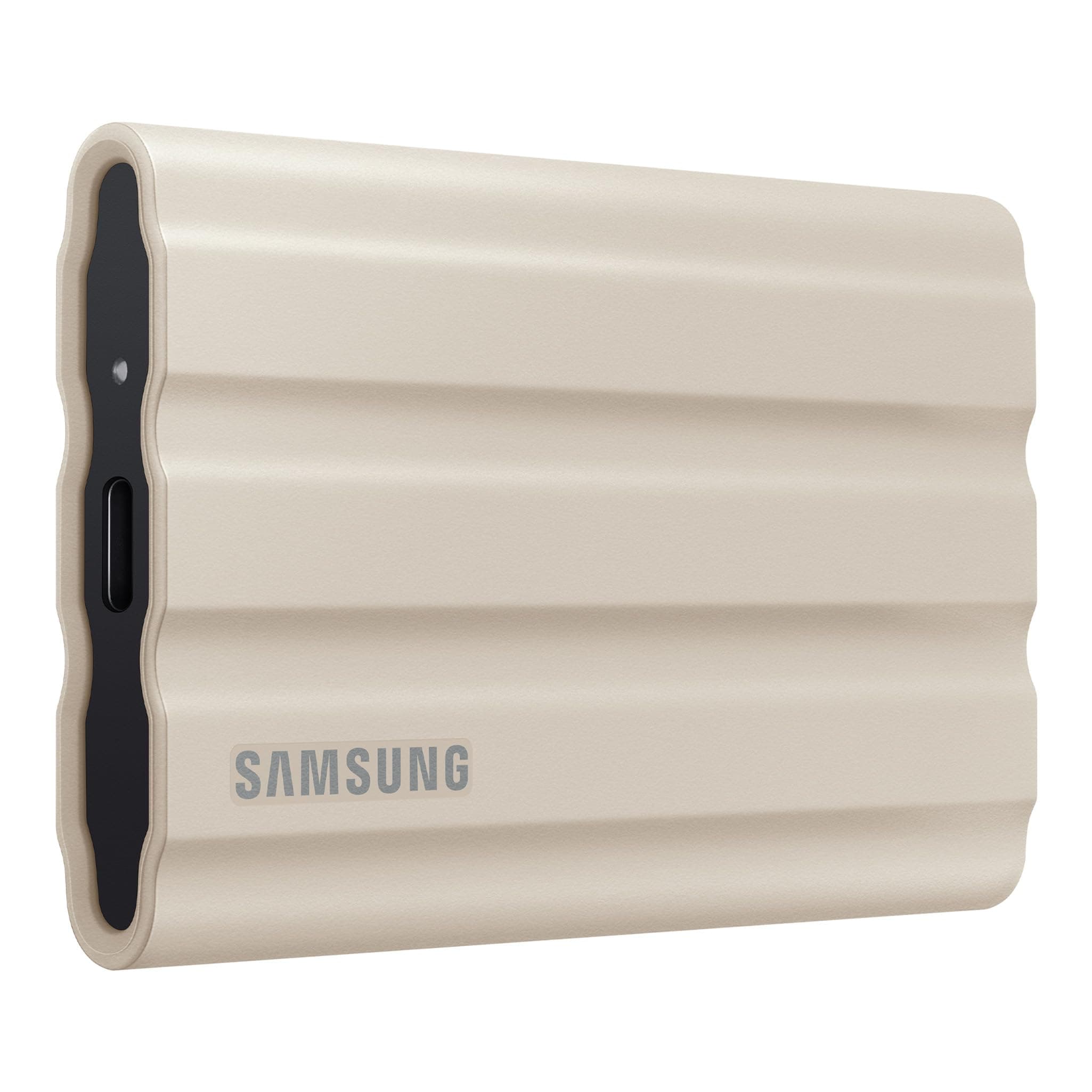 Samsung T7 Shield Portable SSD 2TB USB 3.2 Gen2 External SSD, Beige, Up to 1,050MB/s, Rugged, IP65 Water & Dust Resistant, for Photographers, Content Creators and Gaming, Mac Compatible, MU-PE2T0K