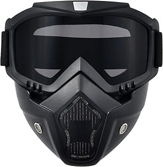Motorcycle Face Mask Full Face,Dirt Bike Goggles Motocross, ATV, Offroad, Riding Racing Goggles for Men Women