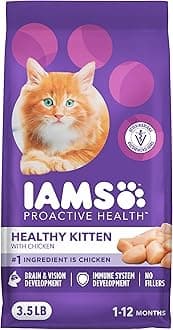 Proactive Health Kitten Dry Cat Food, Healthy Kitten Food Dry Recipe with Real Chicken in Every Bite, 3.5 Lb. Bag
