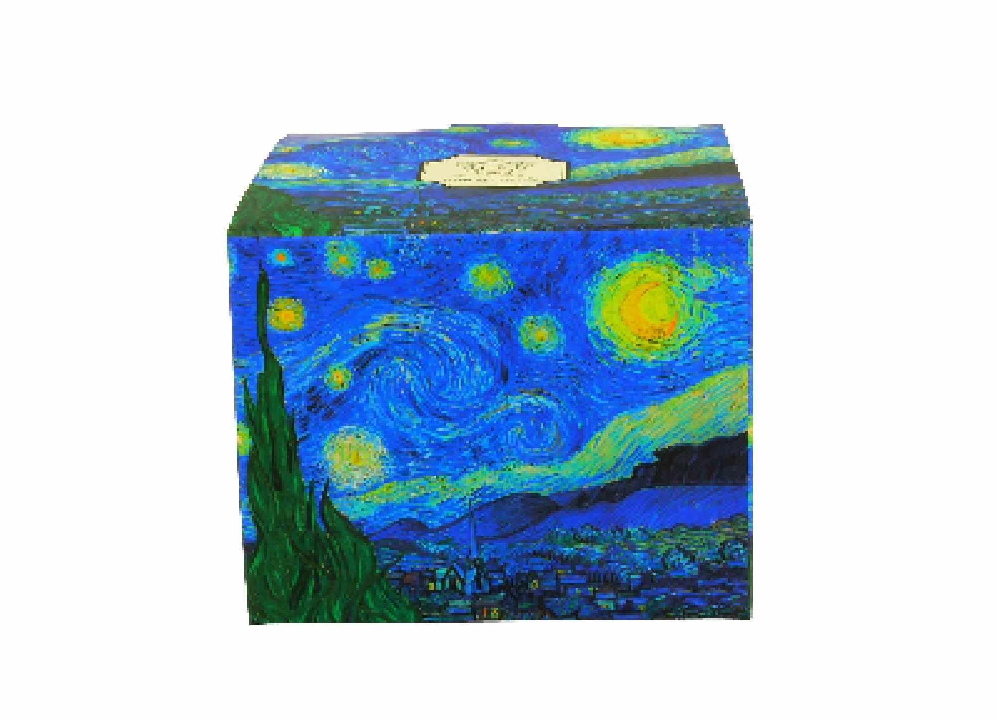 DUO Coffee Cup 500 ml Porcelain Tea Cup Cappuccino Cup Coffee Cup Tea Cup Porcelain Mug Handle Cup Cappuccino Cup Van Gogh Starry Night