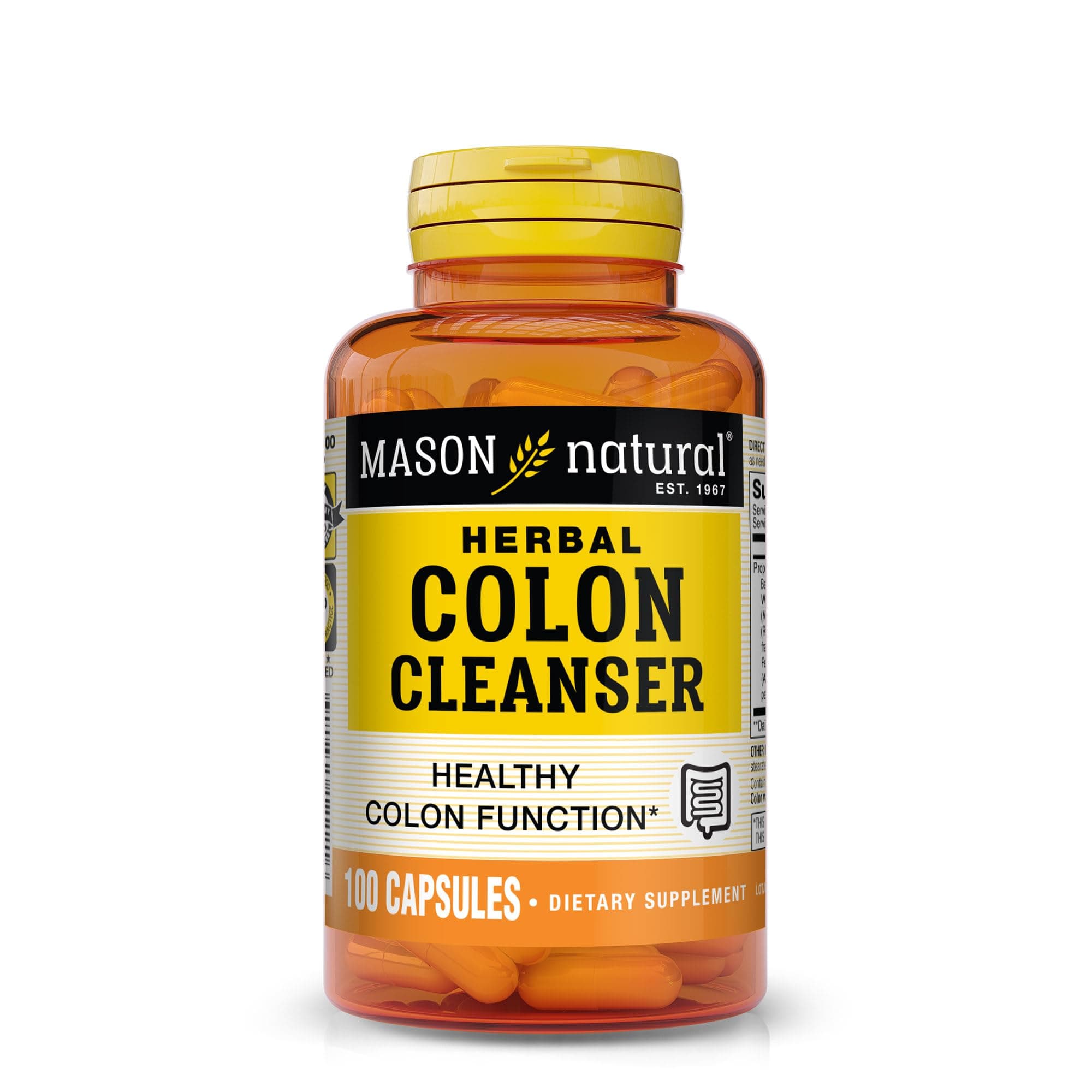Mason Natural Colon Herbal Cleanser, 100 Capsules