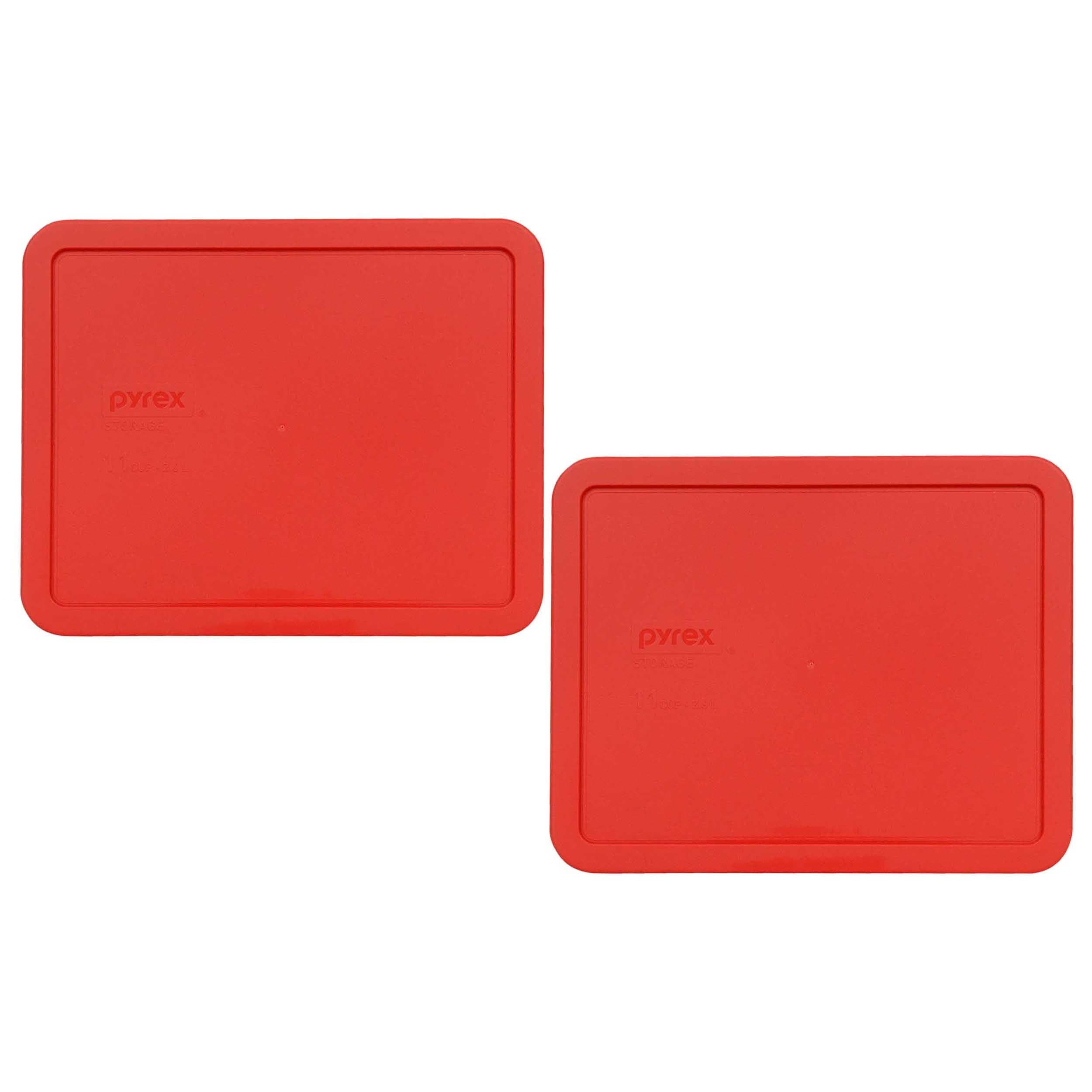 7212-PC 11 Cup Red Food Storage Replacement Lid (2-Pack) - Made in USA