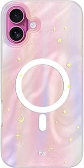 LONLI Hue - Magnetic Case for iPhone 16 Plus - [Compatible with Magsafe] - [360° Shock-Absorbent Bumper] - [Cute and Unique Phone Cover for Girls and Women] - Dreamy Night