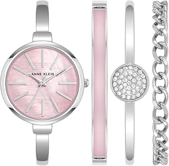 Anne Klein Women's Bangle Watch and Bracelet Set