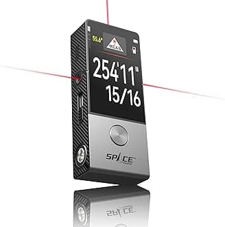 MiLESEEY 330 ft Smart Laser Tape Measure & Digital Ruler – IPS Touchscreen, A...