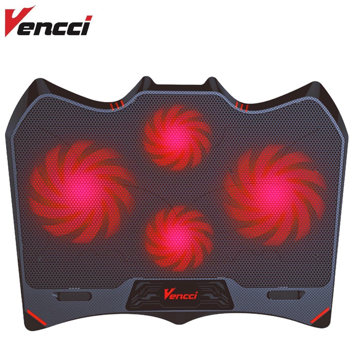 Laptop Cooling Pad for 10"-16" PC Vencci RED 1500 RPM Cooler