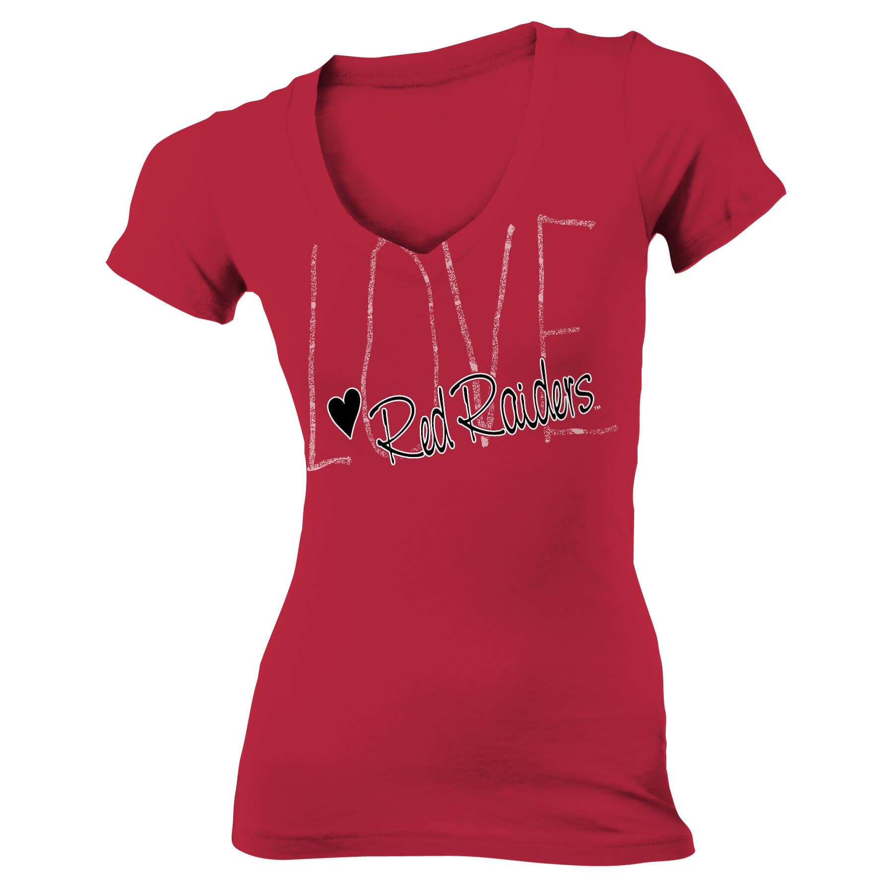 NCAA Women's Love Deep V Short Sleeve Tee