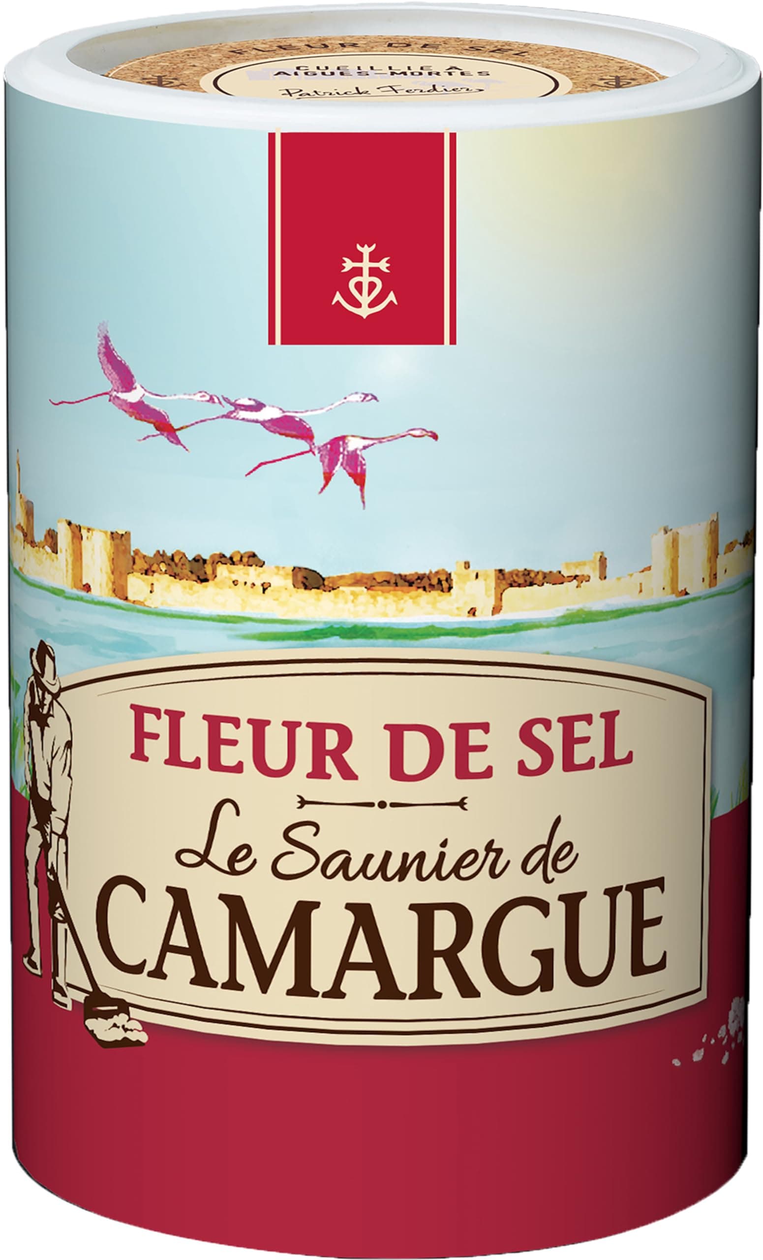 Le Saunier De Camargue Fleur De Sel Sea Salt (Plastic Tub), 35.2 Ounce
