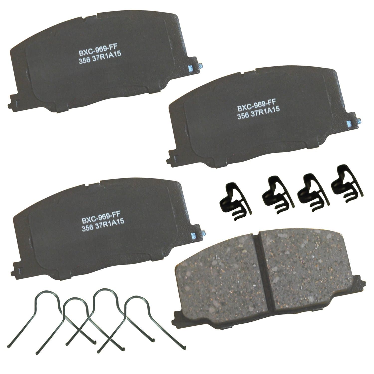 Bendix Premium SBC356 Ceramic Front Brake Pads for Lexus ES250 1991-1990, Toyota Camry 1991-1987, Celica 1993-1988