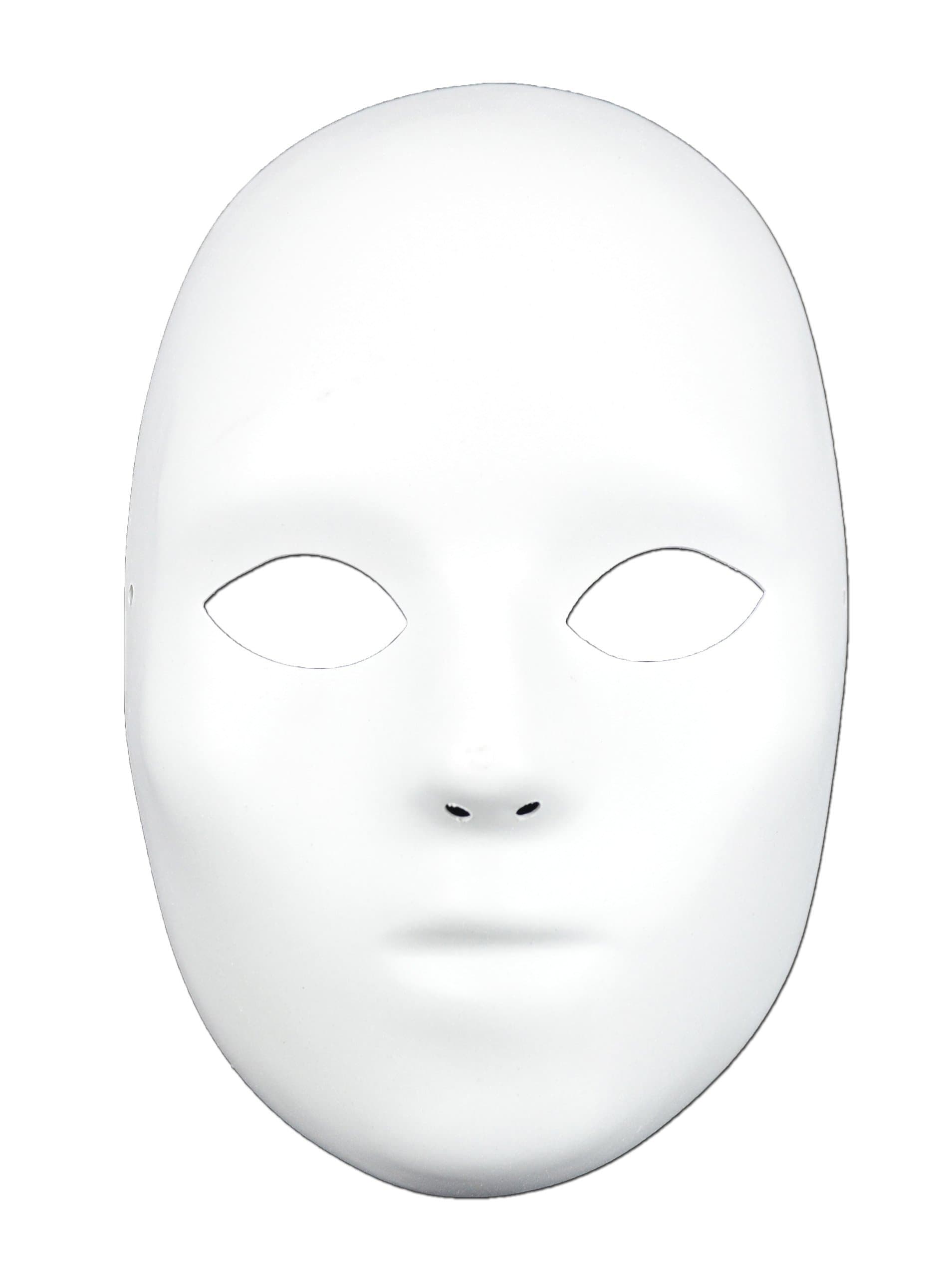 Mask-It Full Female Mask, 8.5-Inch, White