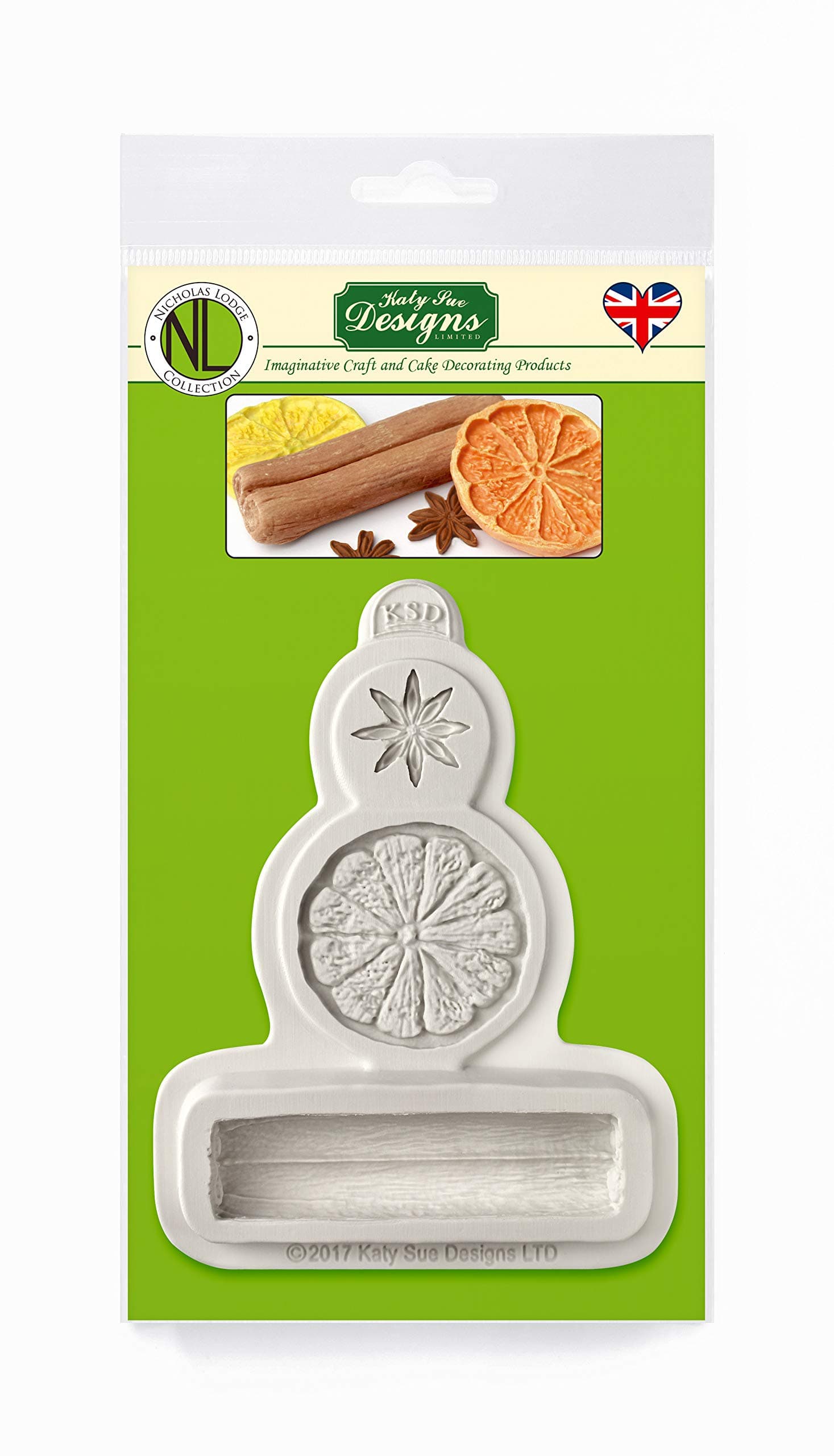 Flower Pro Winter Spices Silicone Mold for Cake Decorating & Craft. For Fondant, Gum Paste, Sugar Paste & Air Dry Clay from Katy Sue Designs Fondant Molds, Silicone Molds & Air Dry Clay Molds