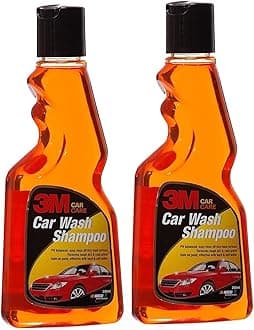 3M Car wash Shampoo, High Foam, Remove tough dirt, Safe on paint (250ml Each, Pack of 2)