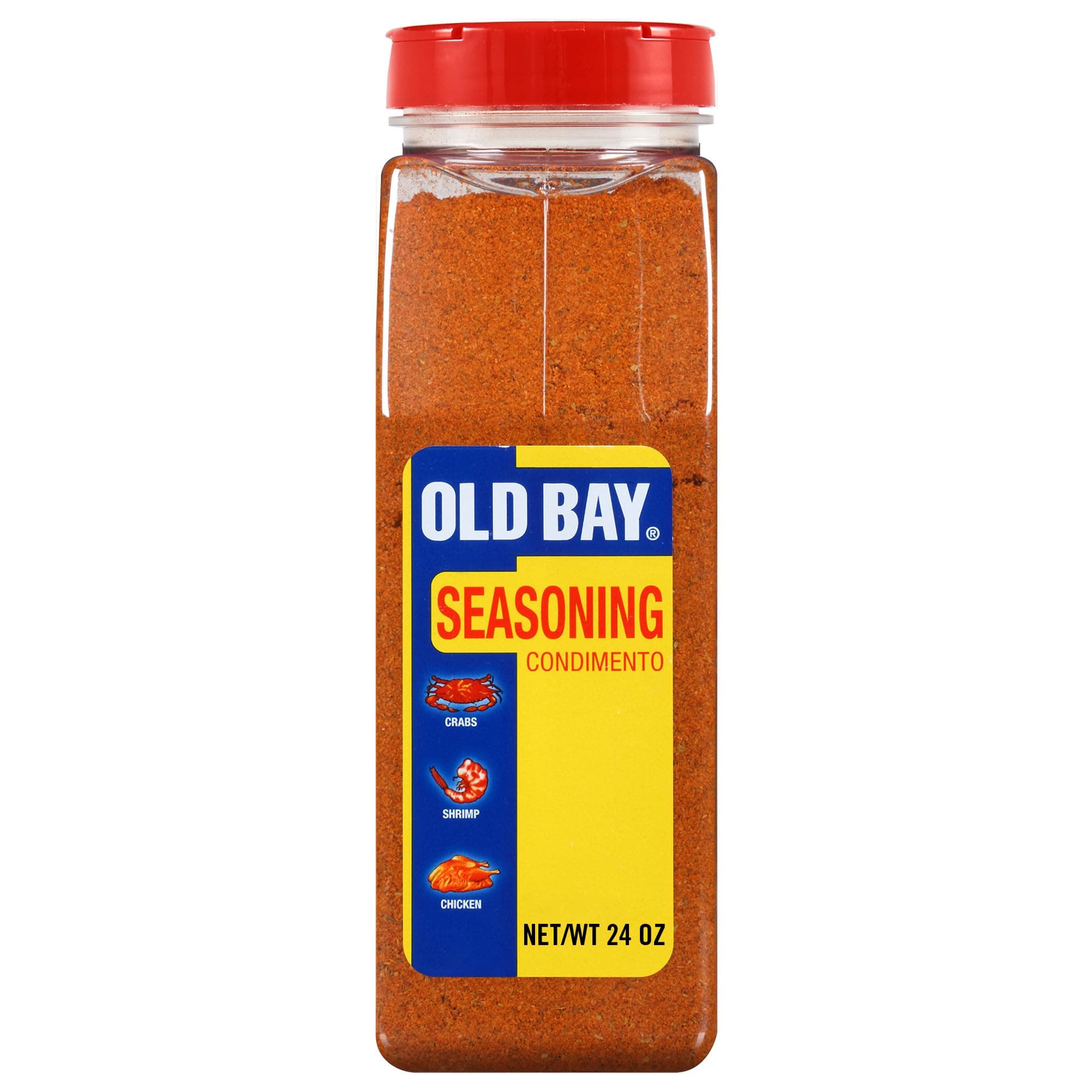 Seasoning, 24 oz - One 24 Ounce Container of OLD BAY All-Purpose Seasoning with Unique Blend of 18 Spices and Herbs for Crabs, Shrimp, Poultry, Fries, and More