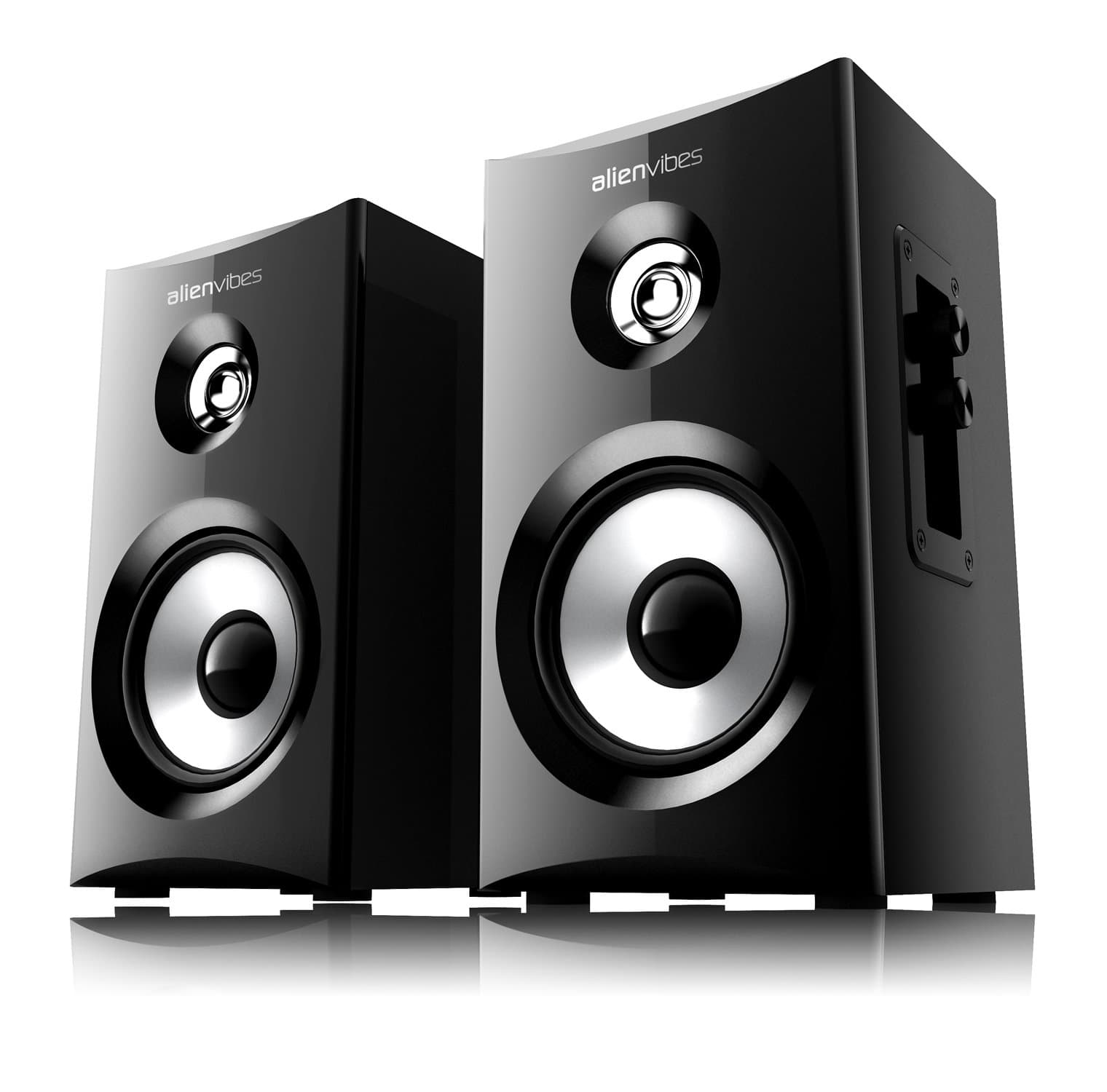 Alienvibes 20W 2.0 Channel Multimedia Desktop PC Speaker, Black (S101)