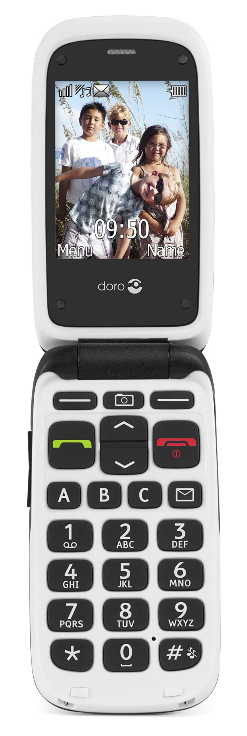 Doro PhoneEasy 612 GSM Sim Free Mobile Phone - Black/White