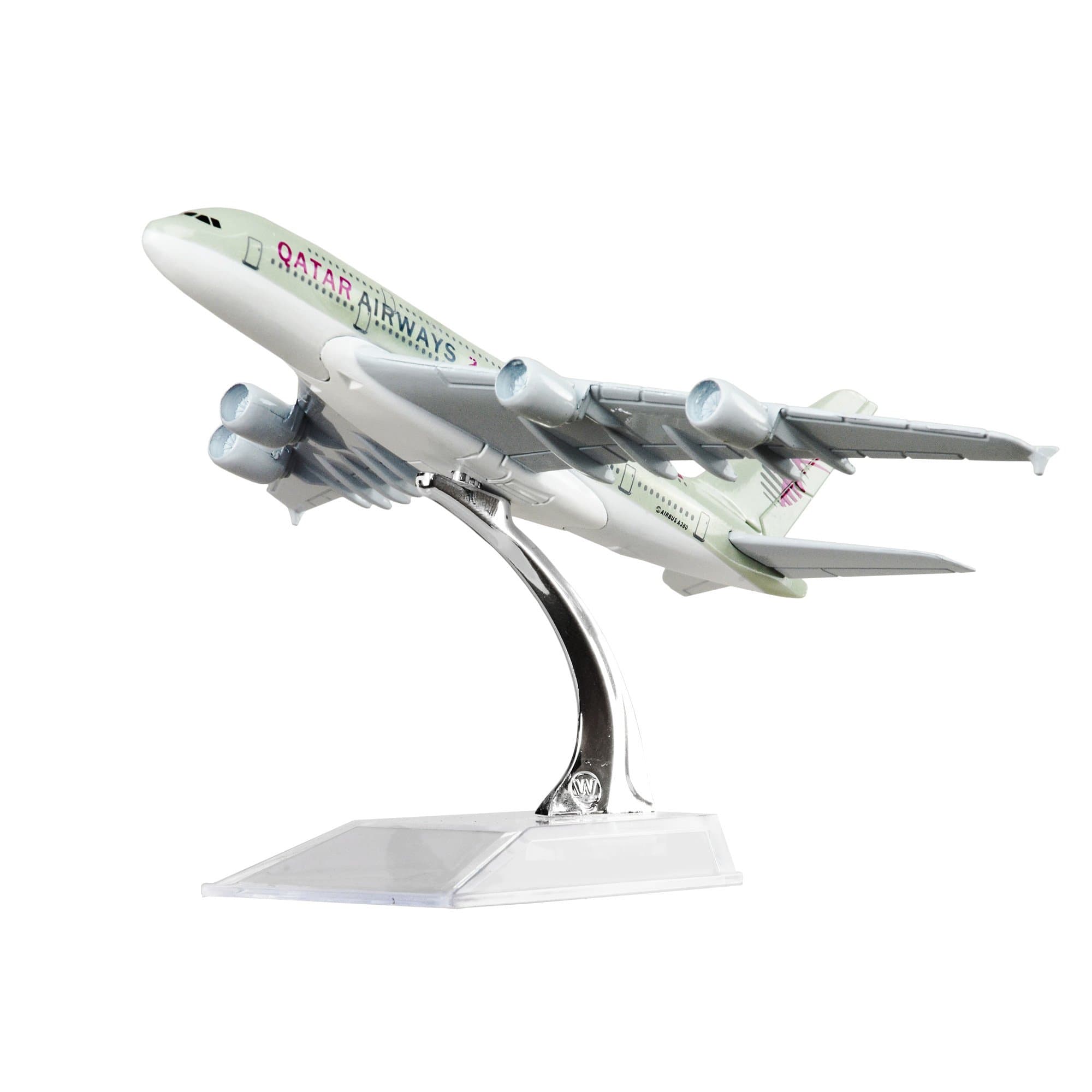 LEX ES Diecast Plane Model 1:400 scale Qatar Airbus A380 Airplane Model for Decoration or Ages 14+ Gift