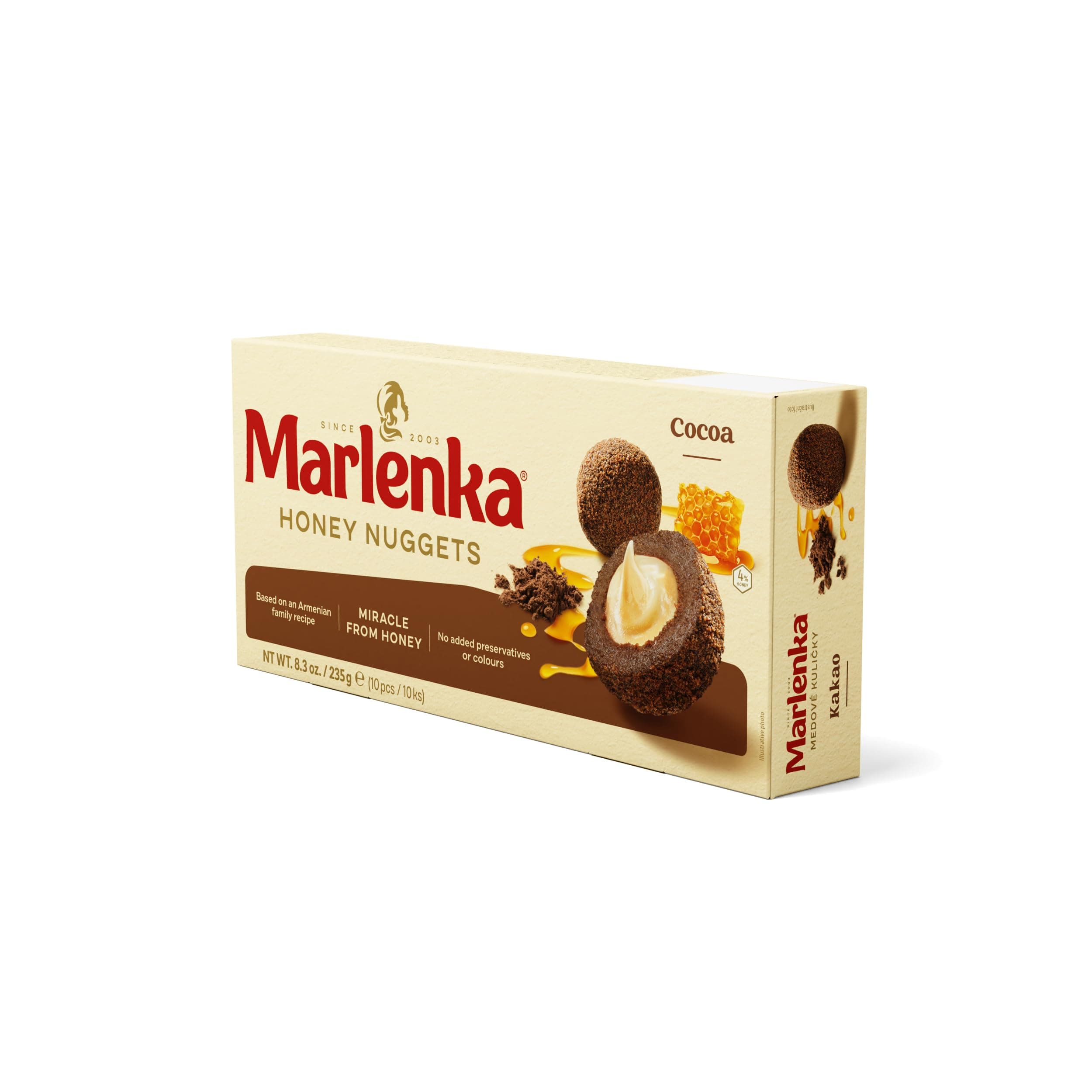 Marlenka Honey Cocoa Nuggets- 10 per box