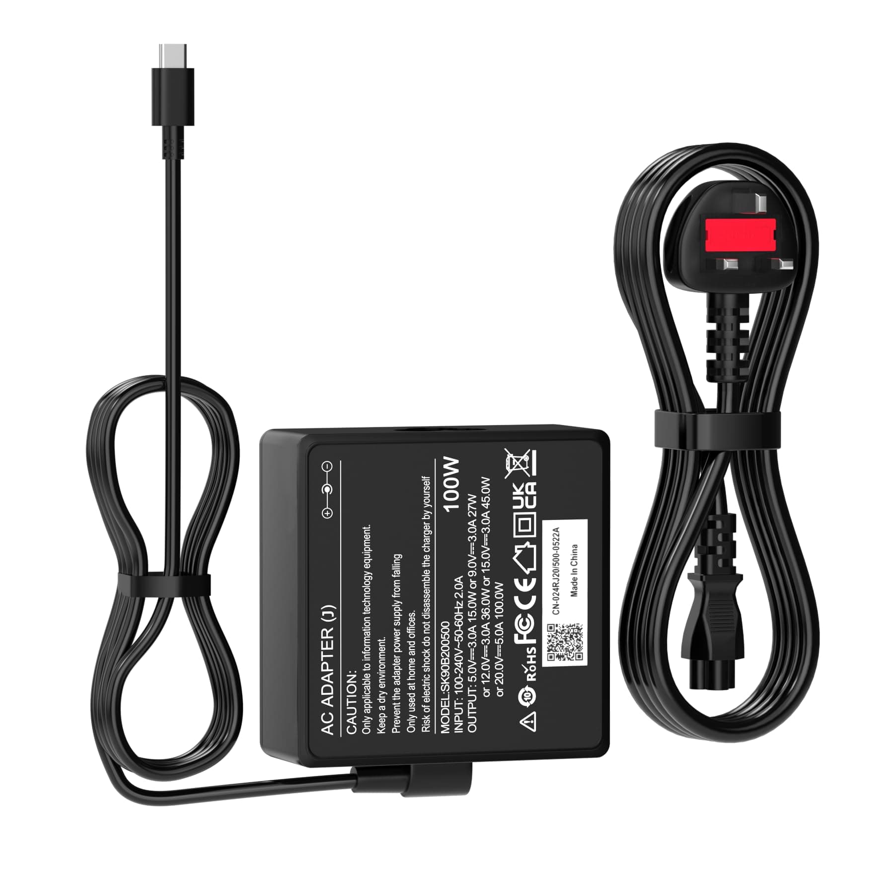 100W USB C Laptop Charger Compatible with ASUS ROG Ally X Ally Dock ROG Flow X13 Z13 GV301 GV302 GZ301, ZenBook 14 14X UX5400 UX5401 Strix G17 G16 G15 Zephyrus G16 G15 G14 Type C Power Supply Adapter