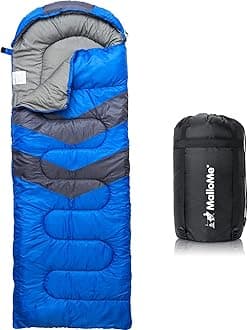Sleeping Bags for Adults Cold Weather & Warm - Backpacking Camping Sleeping Bag for Kids 10-12, Girls, Boys - Lightweight Compact Camping Essentials Gear Accessories Hiking Sleep Must Haves