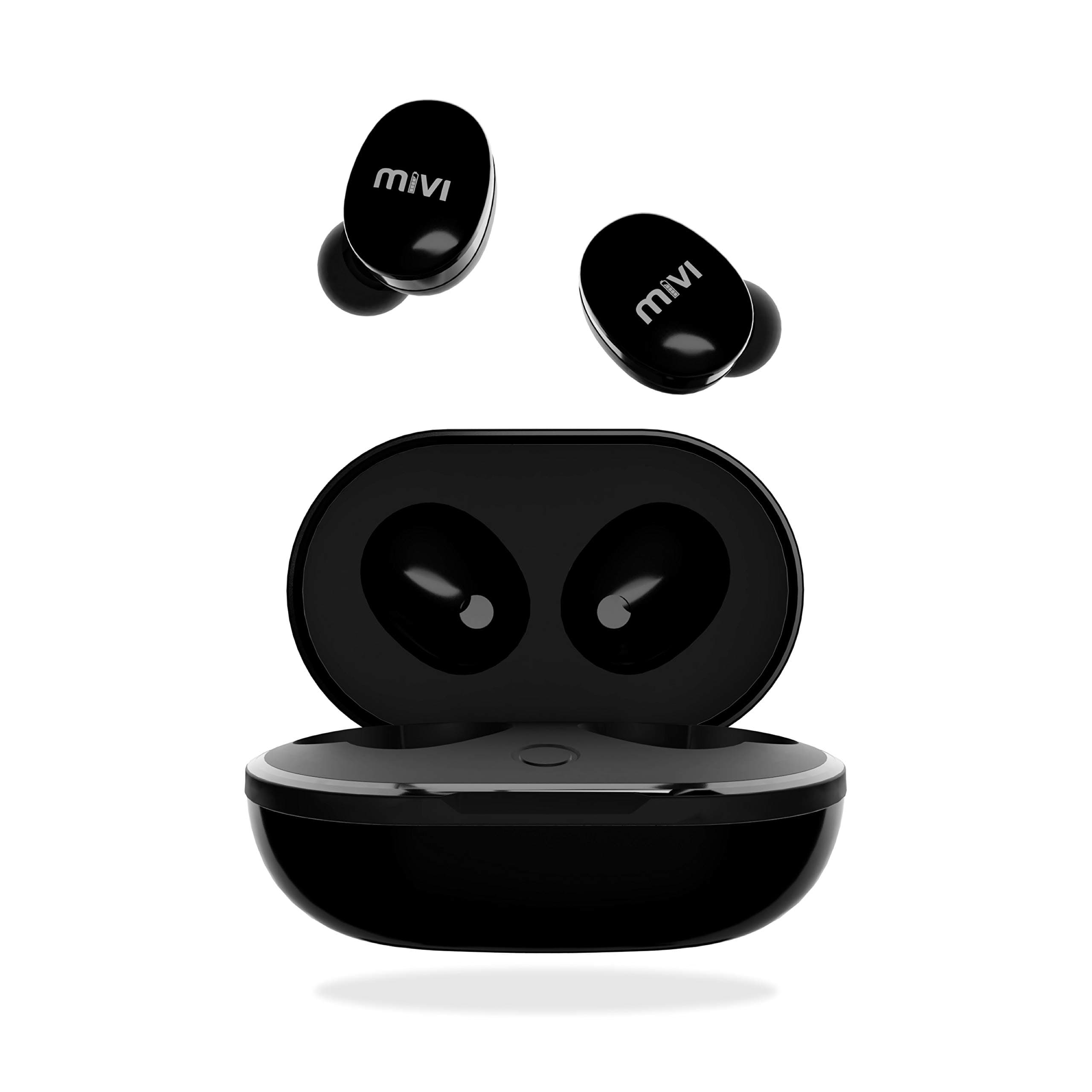 Mivi True Wireless Bluetooth 5.0 Earphones with mic and Charging case