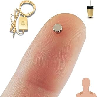 PingaOculto Spy Earpiece Wireless Earphones Invisible Hidden Mini Headset Exam Phone Microphone Adhesive Strips - Secret Earphone Micro Listening Cheating (Spy Earpiece Nano V3 + Vip Pro SuperMini)