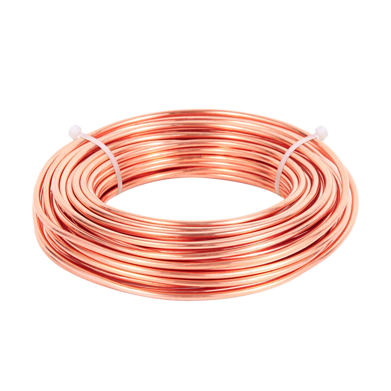 10 Gauge 10 Feet 5 oz 99.9% Dead Soft Copper Wire for Electroculture Gardening, Jewelry Making, Beading, Science Projects, DIY Artwork, Pure Bare Copper Wire