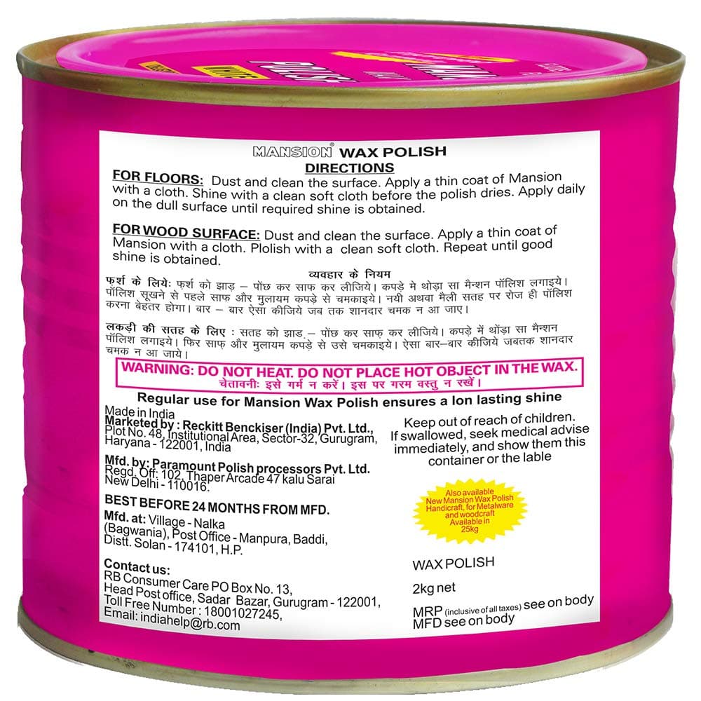 Mansion Wax White - 2kg