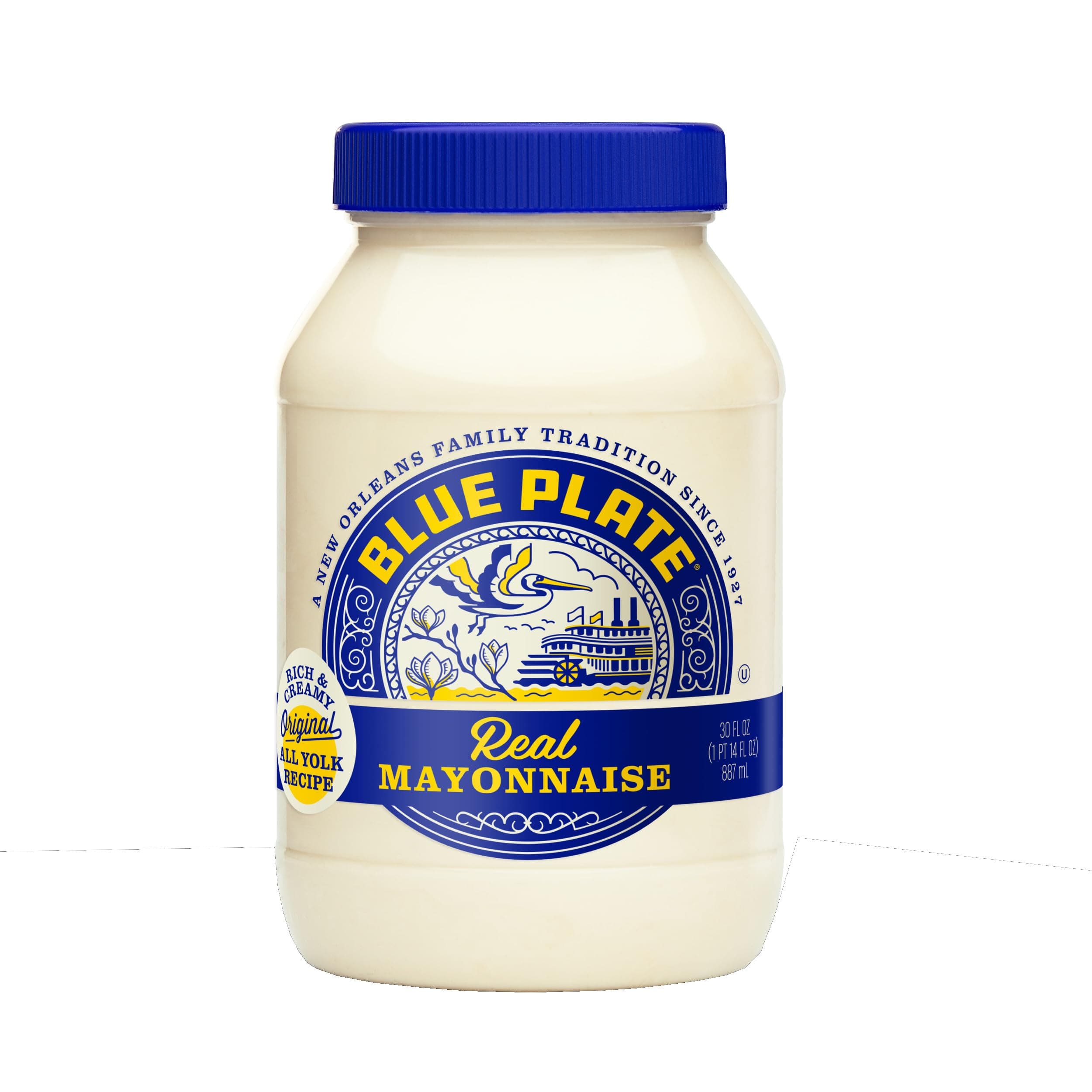 Blue Plate Real Mayonnaise, 30 Ounce Jar