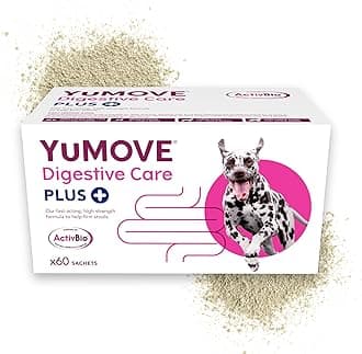 Digestive Care PLUS, Dogs & Cats Pre and Probiotics Supplement for Gut Health, Digestive Support Veterinary Strength with Fast-acting Ingredients, All Ages and Breeds, 6 Sachets