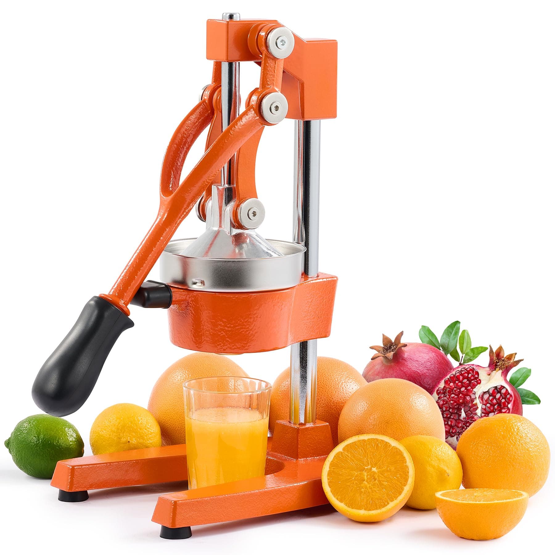 CO-Z Hand Press Juicer Machine, Manual Orange Juicer and Professional Citrus Juicer for Orange Juice Pom Lime Lemon Juice, Commercial Lemon Squeezer, Easy to Clean, Orange