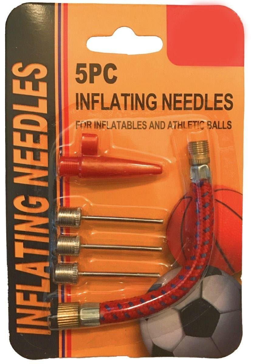 HK Travel 5 Pcs NEEDLE Valve PUMP ADAPTER KIT -Connector Football, Airbed, Bicycle, Tyre & Smiley Face Magnet